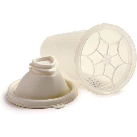 Norpro 2-Cup Measuring Shaker - 8 Inch - Kitchen Essential- White - Picture 2 of 5